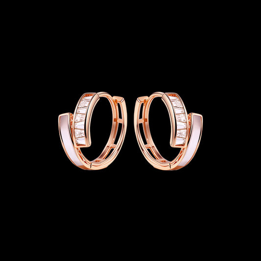 Stacked Geometric Earrings