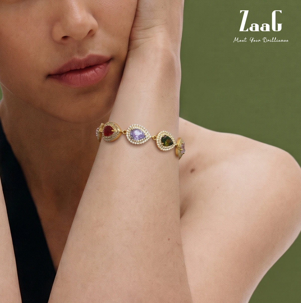 Aurora Teardrop Bracelet