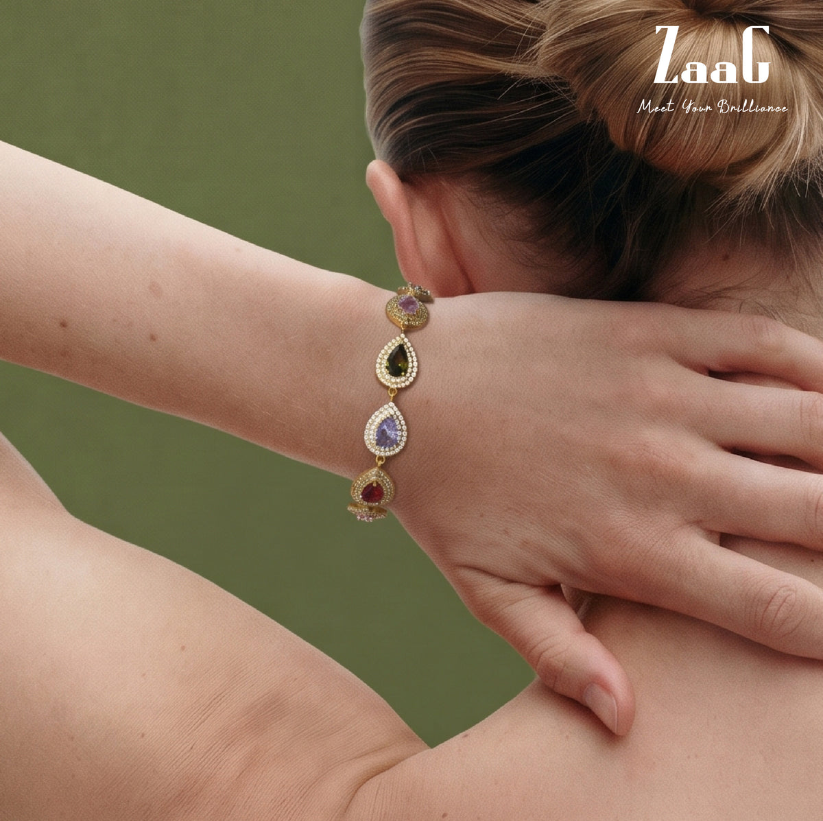 Aurora Teardrop Bracelet