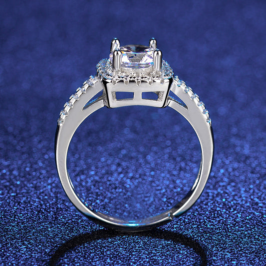 Square Halo Ring