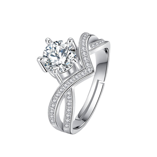 Crown-Shaped Ring
