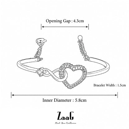 Eternal Heart Bangle